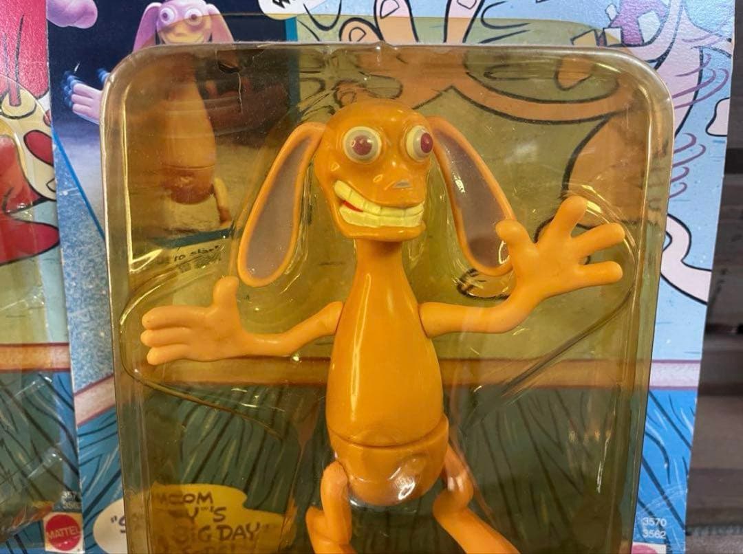 Ren and Stimpy アクションフィギュア 2体セット