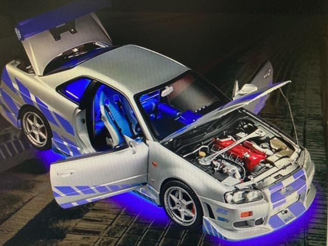 ディアゴスティーニ週刊ワイルドスピード　スカイラインGTR　R34
