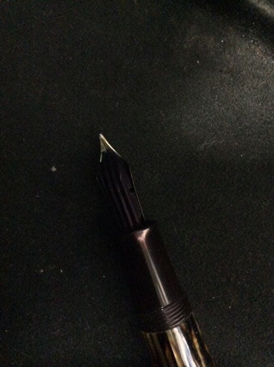 ペリカン万年筆スーべレーン茶縞M400. 1950年代