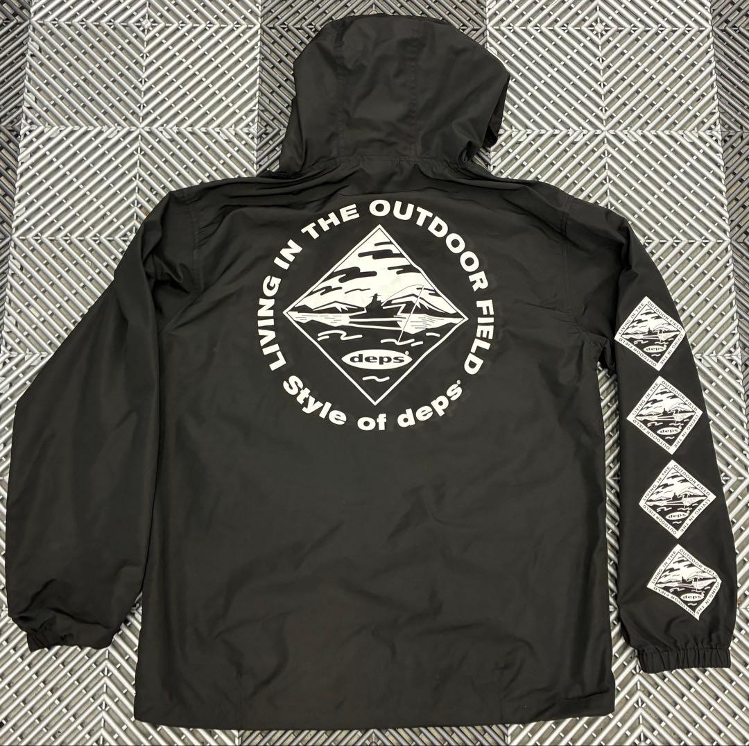 Mサイズ！撥水！デプス アノラックジャケット バックプリント アウトドアスタイル