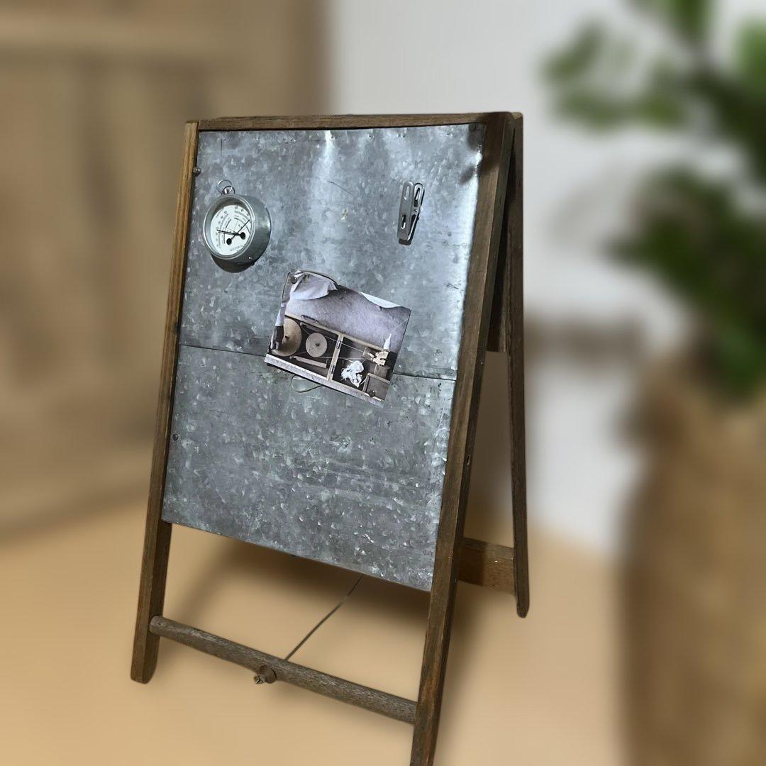 立て看板　案内板　A型看板 古道具　レトロ　蚤の市　古民家カフェ　什器　マルシェ