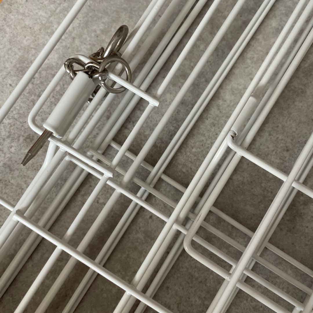 wag スリムキャットケージ　2段　ペット用品　猫　白　シンプル　インテリア