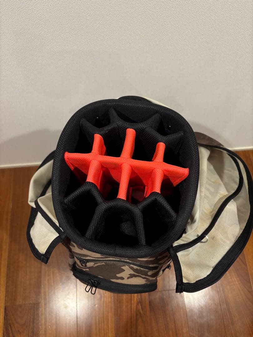 NIKE ナイキ キャディバッグ 迷彩 カモフラ 14分割 レア品