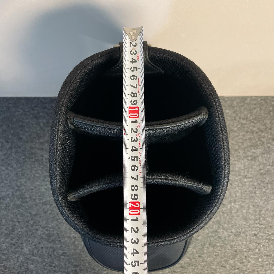 XXIO ゼクシオ キャディバッグ 5分割 カーボン調 ブラック 黒