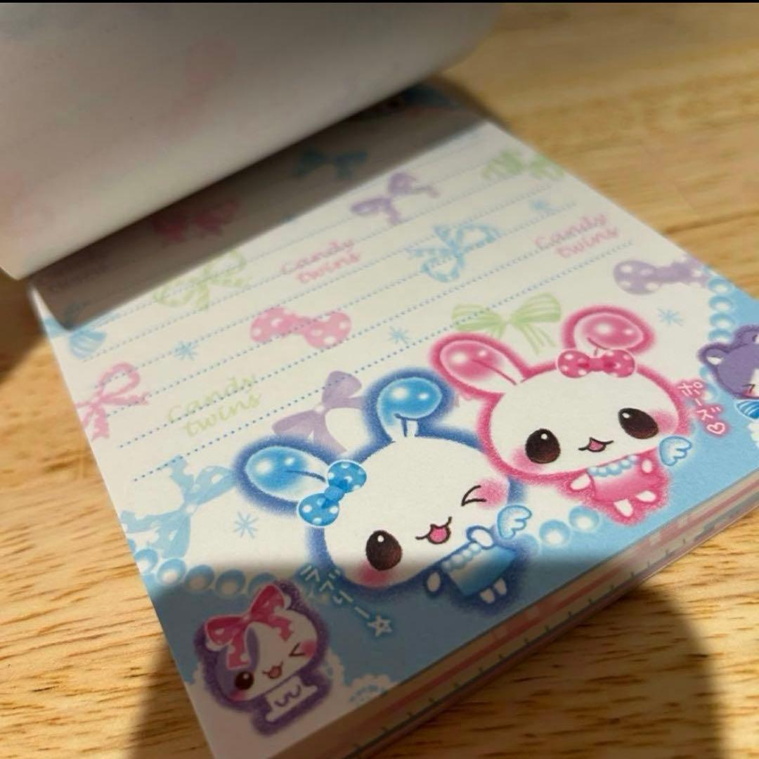 平成レトロ　メモ帳　人気　希少　キャンディツインズ