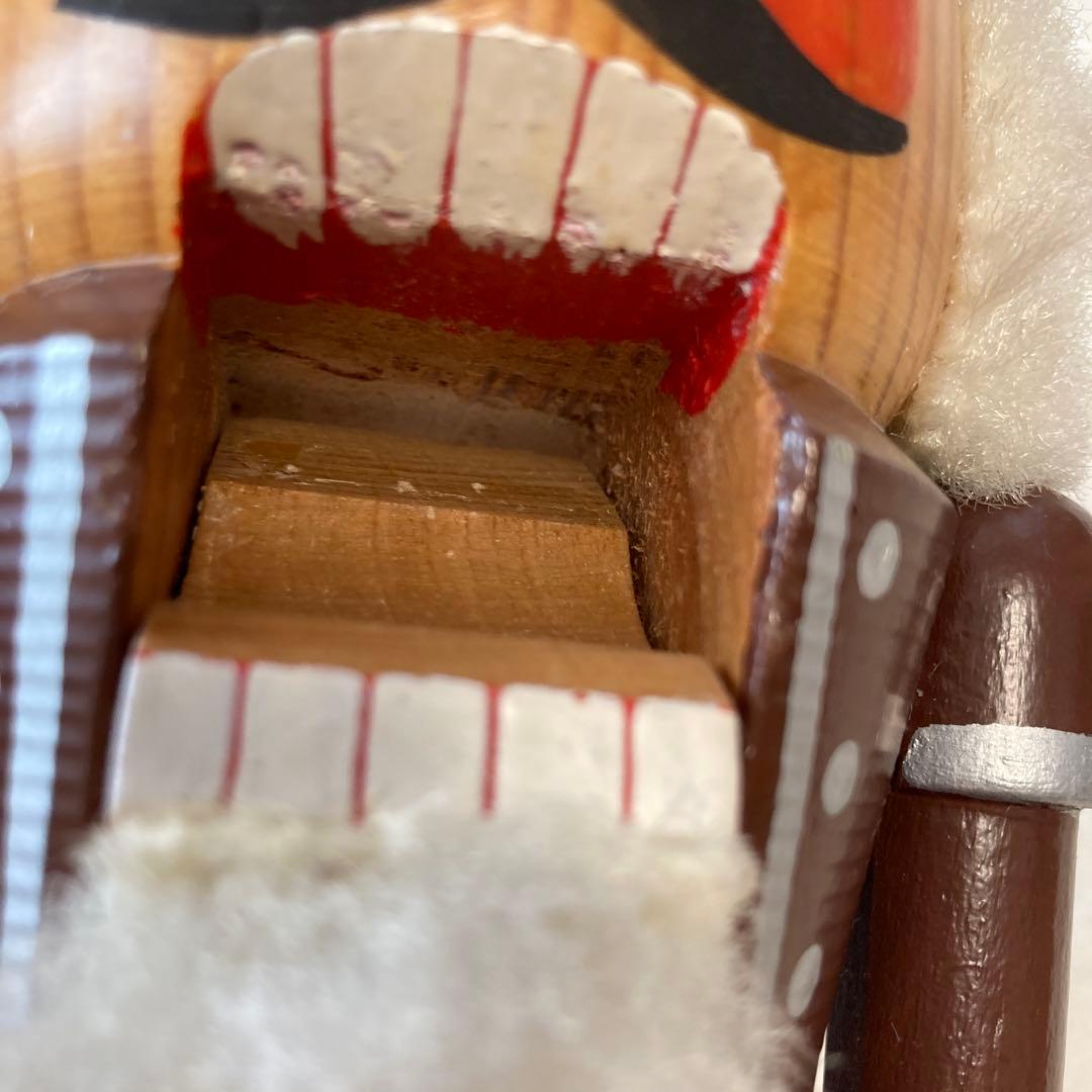 東ドイツ製 エルツ山地 アンティーク伝統的木製くるみ割り人形 28cm