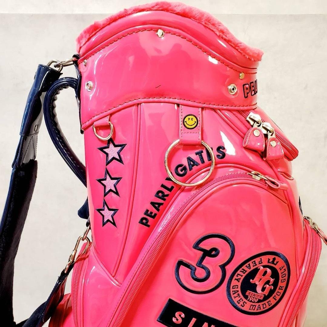 希少・激レア パーリーゲイツ 30周年限定 ゴルフバッグ ピンク キャディバッグ