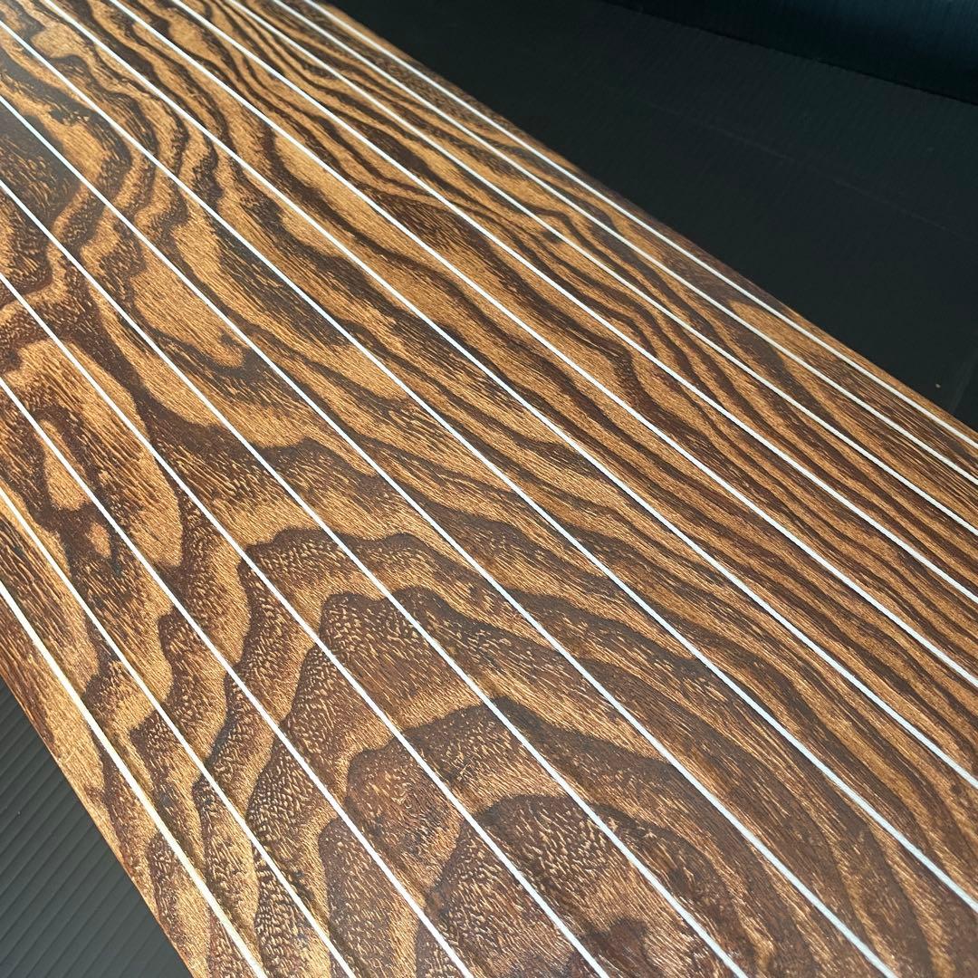 山有 舟一刀 在名 くり甲 紅木装飾 極上 琴 13弦 蒔絵 綾杉彫り 玉縁