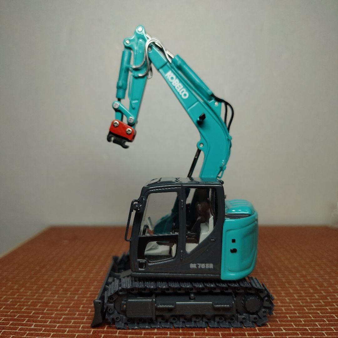 コベルコ建機SK75SR クイックヒッチ バケット4点 KOBELCO 1/50