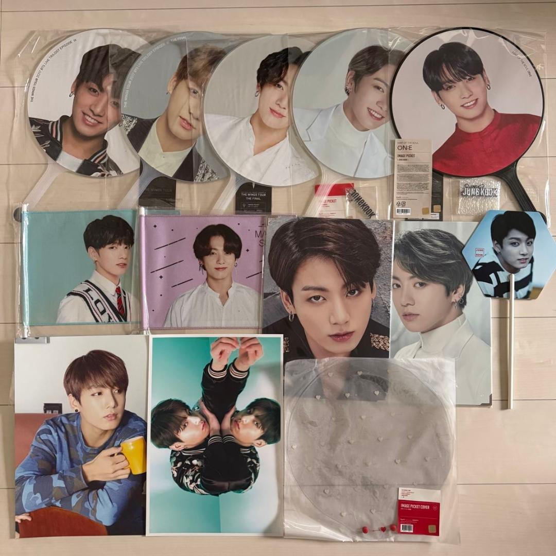 BTS 防弾少年団 ジョングク グク うちわ フラッグ カバー ポスター