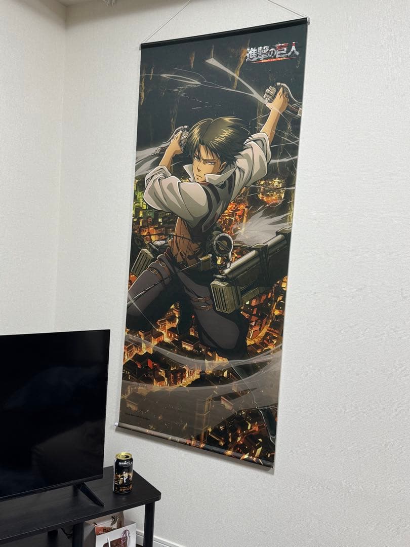 リヴァイ　悔いなき選択　等身大タペストリー