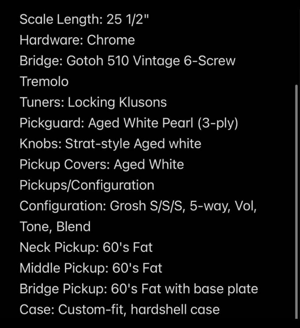 ギター don grosh NOS Retro Mary Kay S-S-S