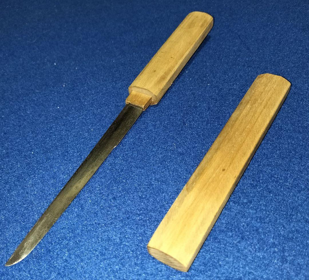 白鞘入り小刀　小刀　刀装具　残欠