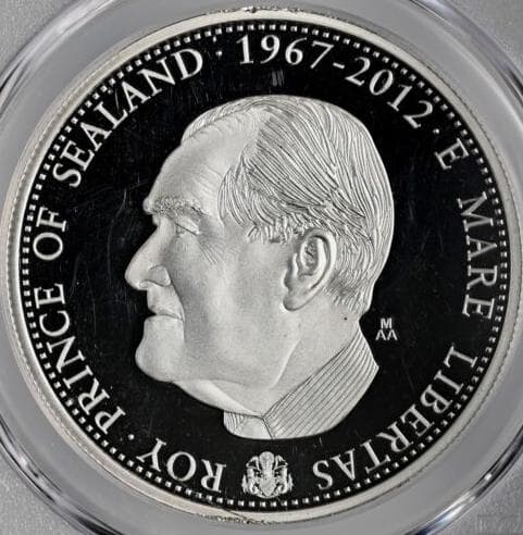 2012 $25 シーランド公国 初代プリンス ロイ・ベーツ