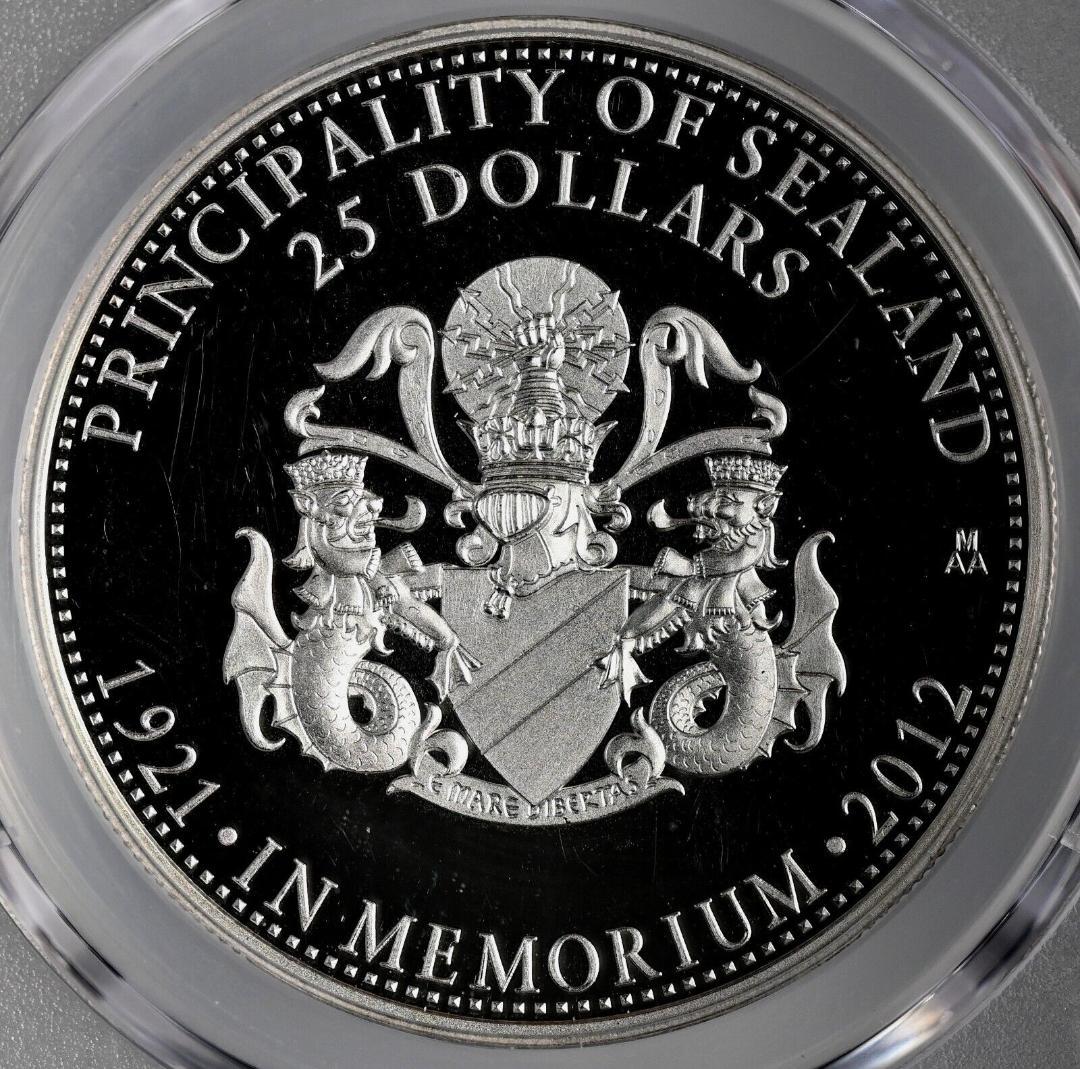 2012 $25 シーランド公国 初代プリンス ロイ・ベーツ