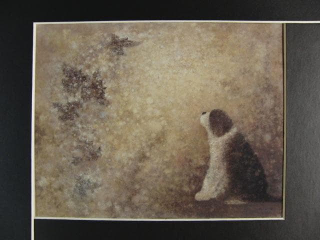 瀬尾一嘉「仲良し日記」、希少画集画、新品高級額、額装付、状態良好