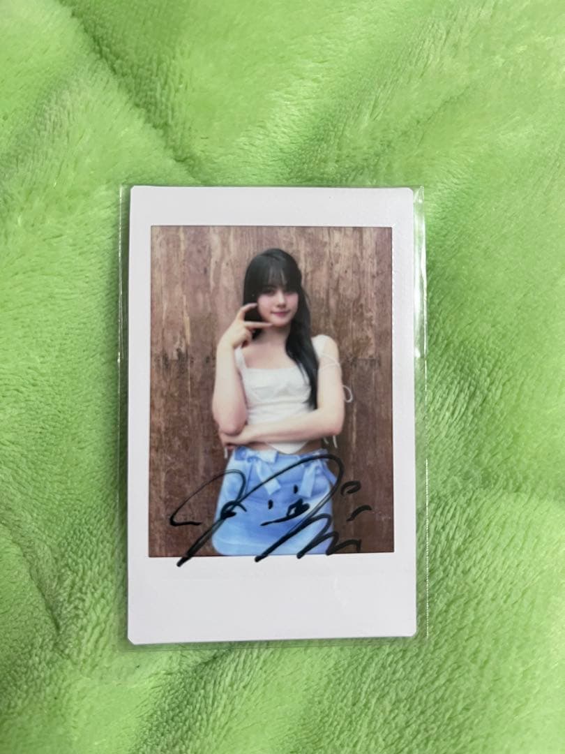 珍商品　未開封　NiziU　ニナ　シーグリ　サイン入りチェキ