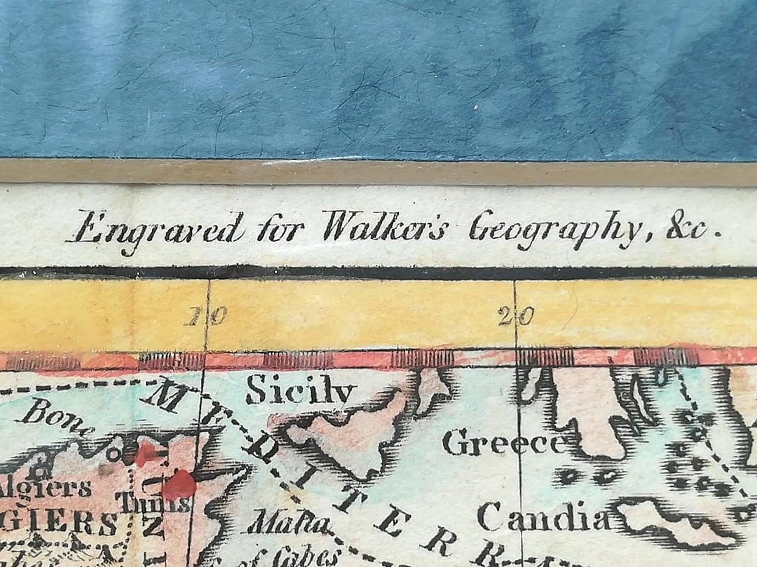 未開封 　イギリス　アンティーク　アフリカの地図