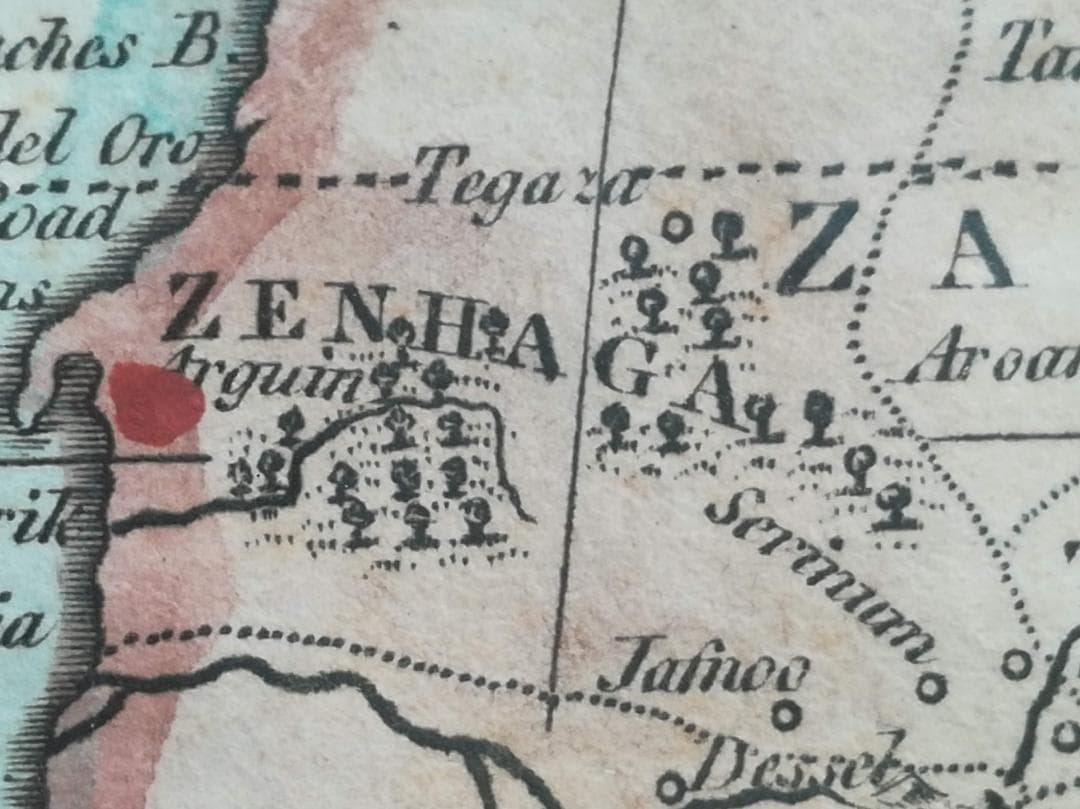 未開封 　イギリス　アンティーク　アフリカの地図