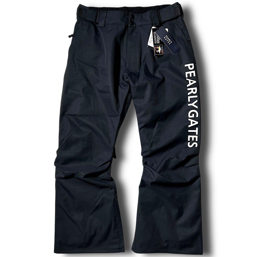 新品 パーリーゲイツ 定価3.9万 防汚防水防風 ストレッチ スノーウェア M紺