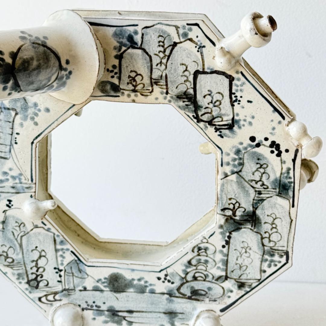 【値引】走泥社　佐藤敏　染付の注器