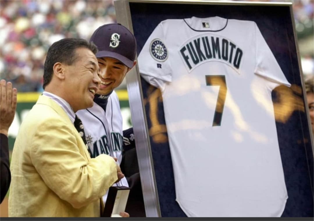 村田兆治　マリナーズ　イチロー　ユニホーム　激レア　限定　1of1 ロッテ