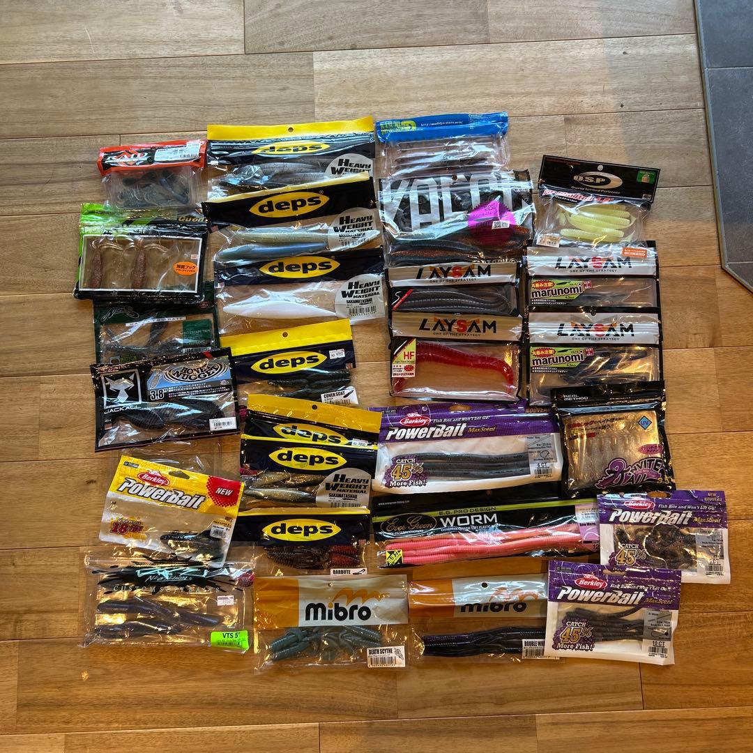今週末出品消します！deps 他色々ソフトルアー色々セット 多種類