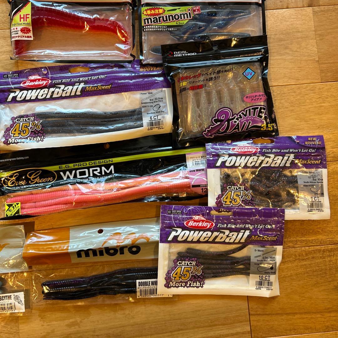 今週末出品消します！deps 他色々ソフトルアー色々セット 多種類
