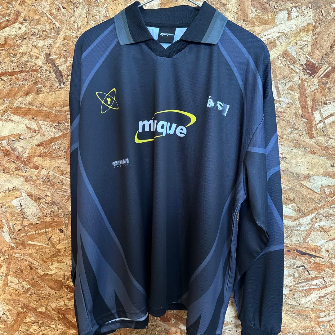 muque 黒 ゲームシャツ　ロングT　シャツ Tシャツ