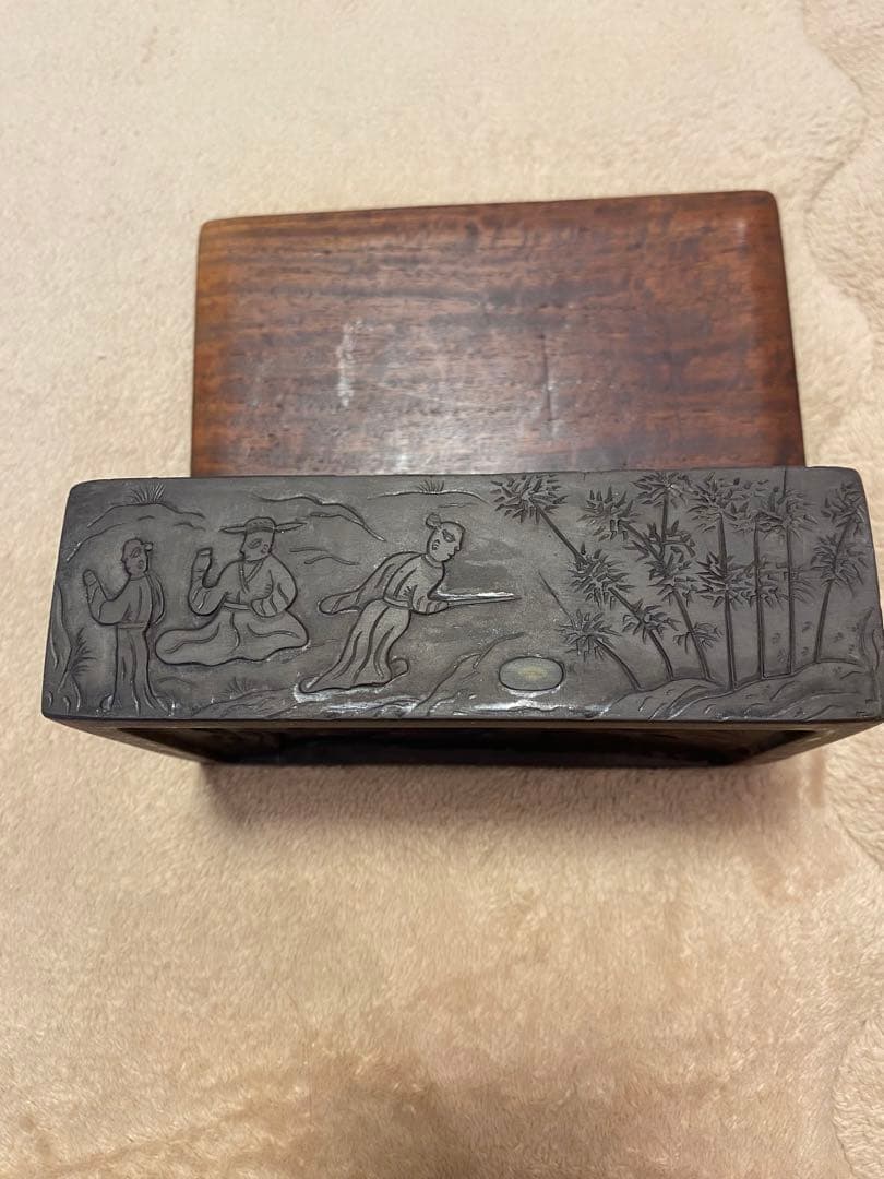 【再値下げ】硯　⑥【新品未使用】端渓硯（蘭亭硯）