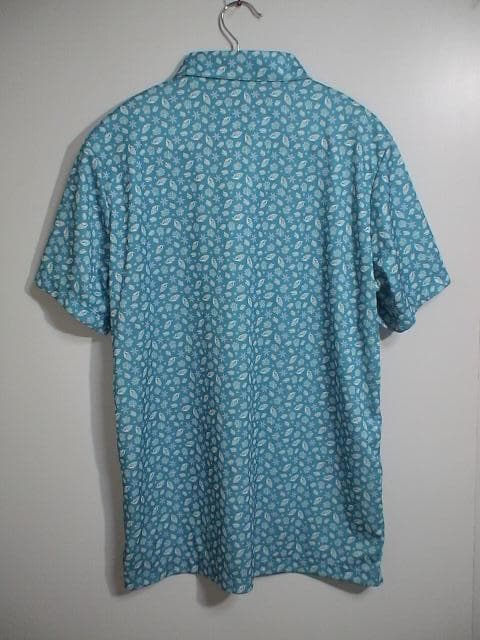 67180　プーマ　半袖ポロシャツ　青　サイズXL