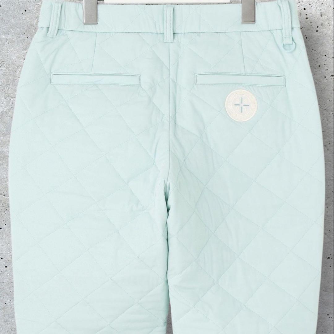 【新品未使用】23区ゴルフ M 高級ダイヤキルト 中綿ベーシックテーパードパンツ