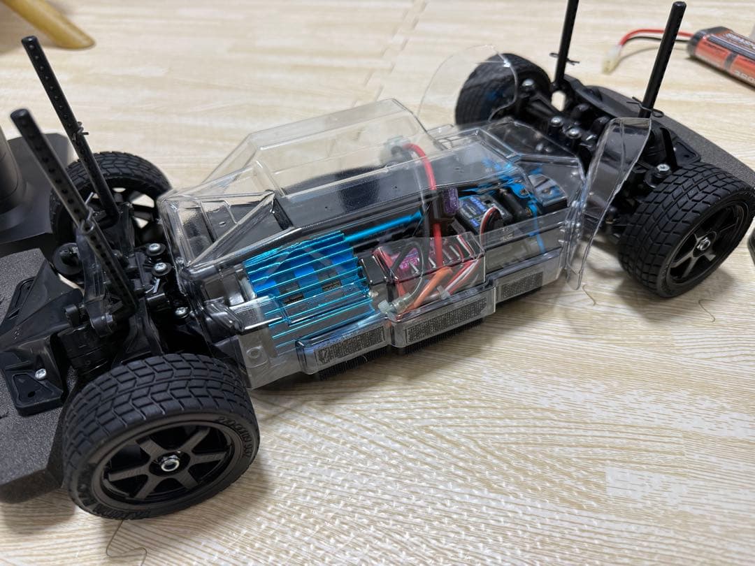 ラジコン　フルセット　TT-02 GT-R フタバ3PVプロポ　新品ボディセット