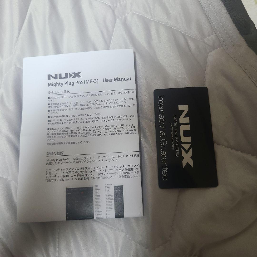 NUX MP-3 MIGHTY PLUG PRO　ヘッドフォンアンプ　ギター