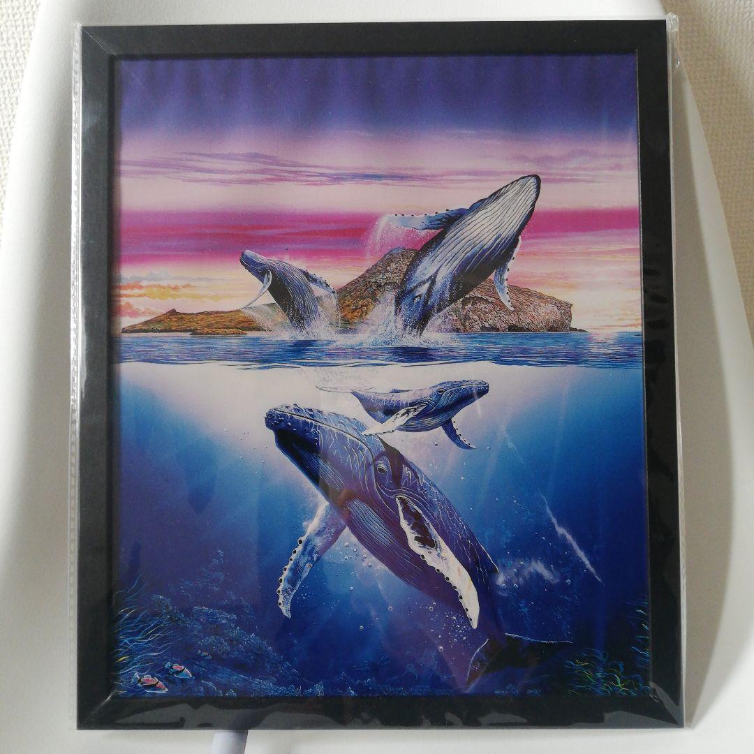 アートパネル　ハワイ　ワイキキ　オアフ　クジラ　リゾート　ビーチ　海　サンライズ