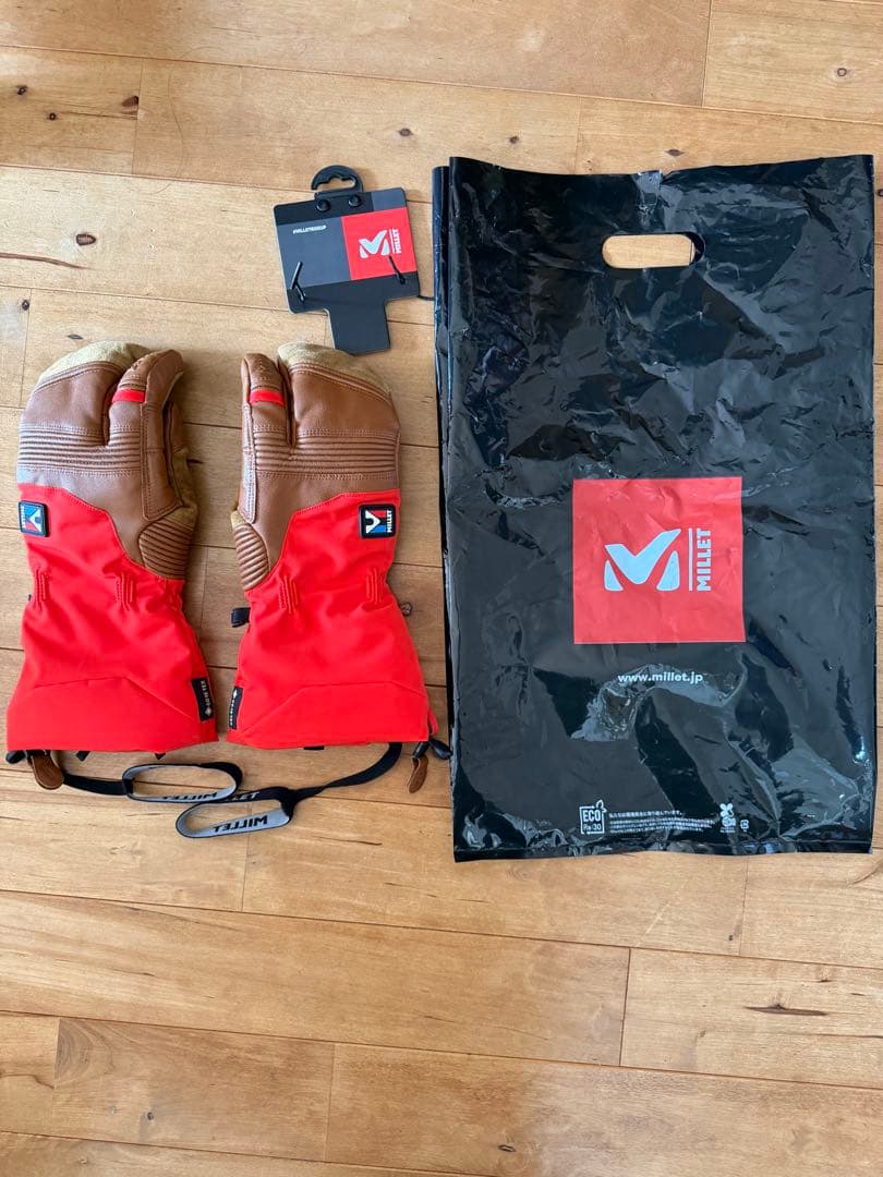 MILLET ミレー スキー グローブ 手袋 レザー 登山 プリマロフト