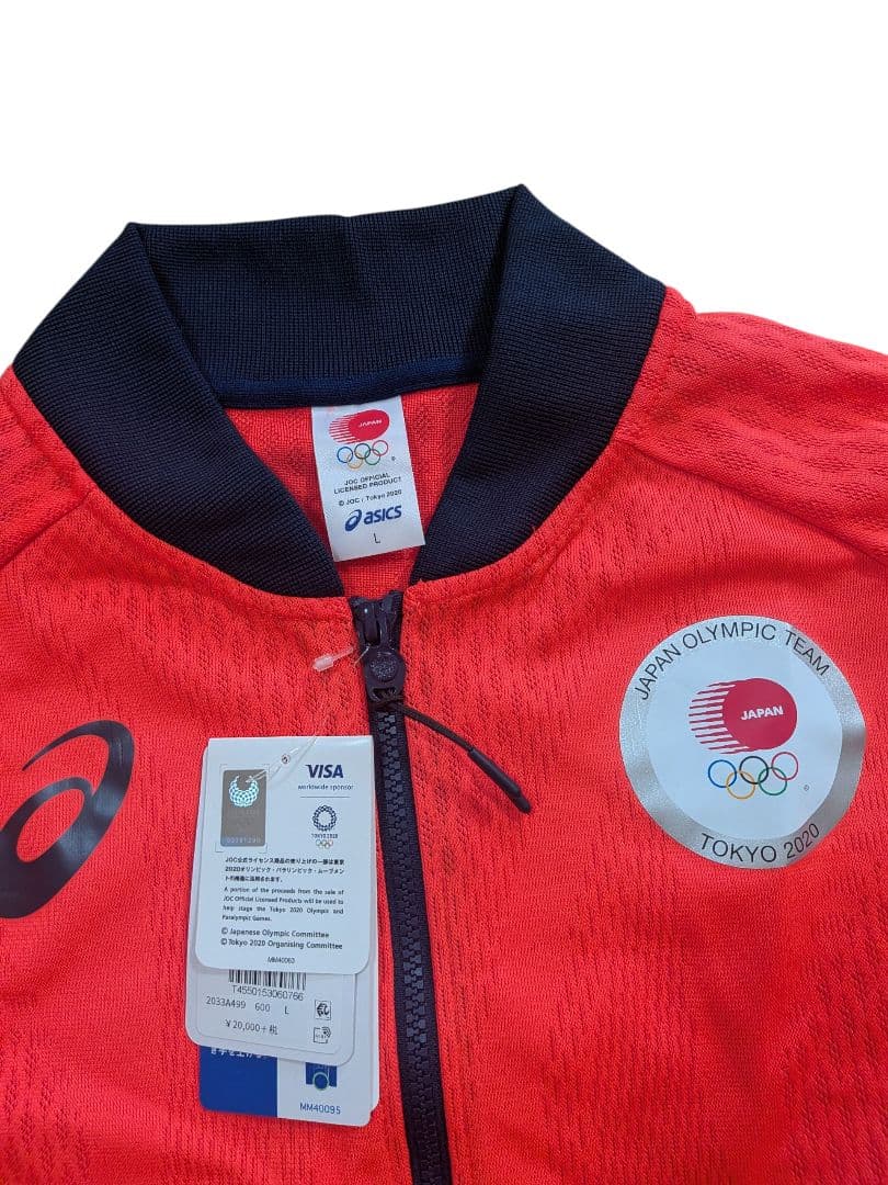 新品未使用タグ付 asics 東京 オリンピック ポディウムジャケット 日本代表