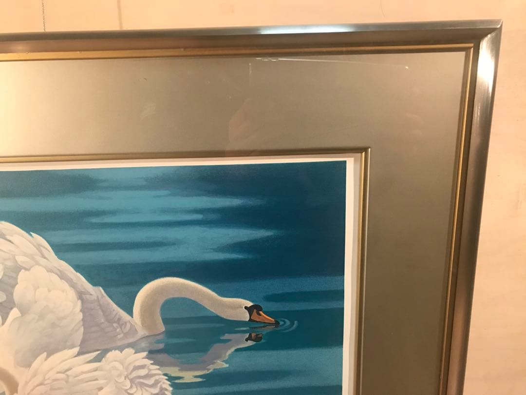 杉山寧　「淑」　リトグラフ　落款・エディション・作品証明シール有り