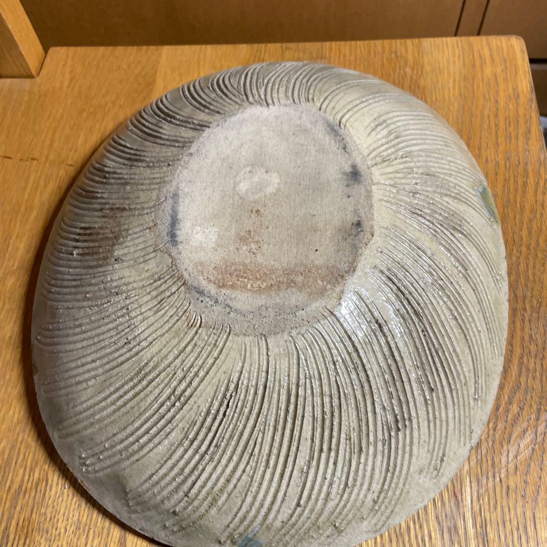 益子焼　楕円皿　箱なし