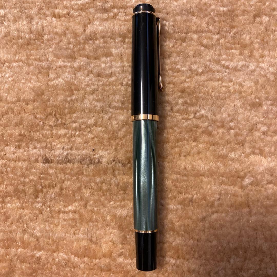 【新品未使用】Pelikan 万年筆　クラシック　グリーンマーブル　ペリカン