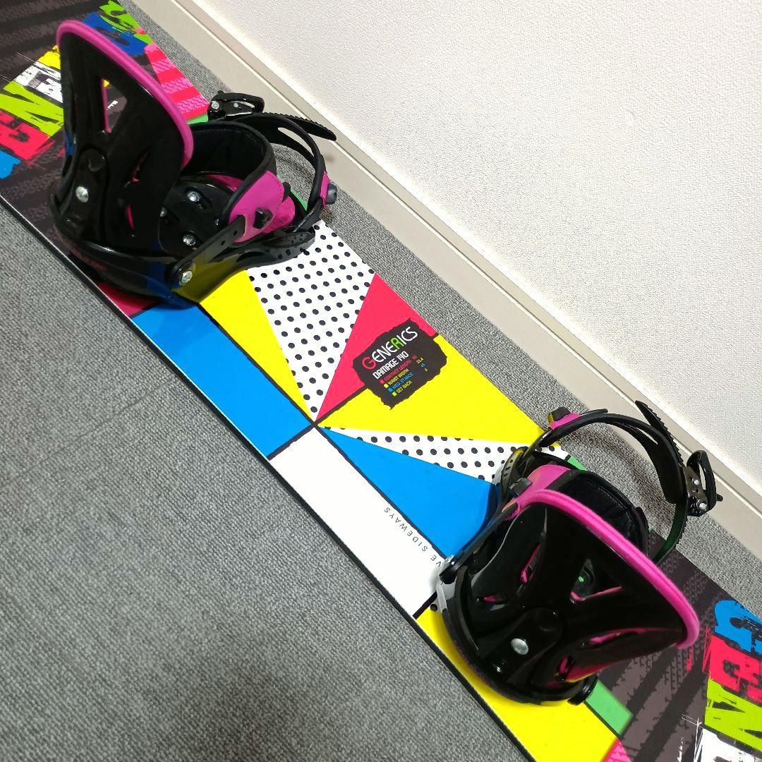 スノーボードセット Generics 140cm IGNIO S/M イグニオ