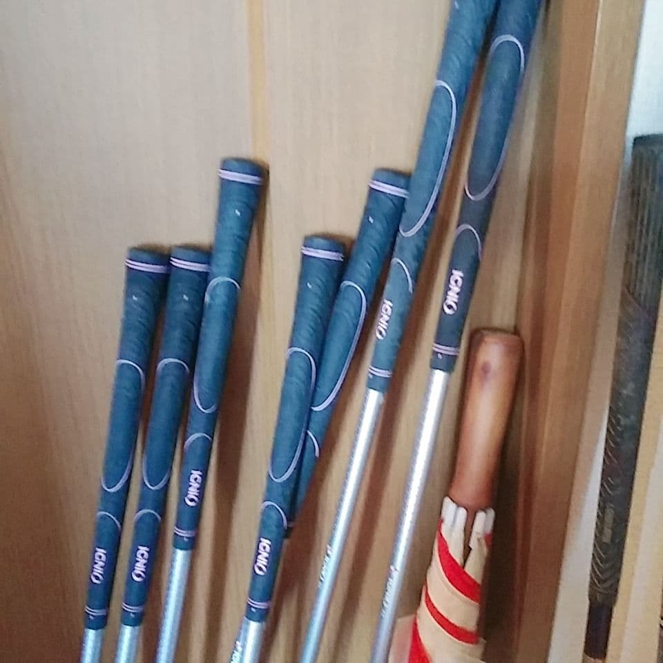 フルセット ルコック le coq 練習用5番 傘 シューズ クラブ7本 カバー