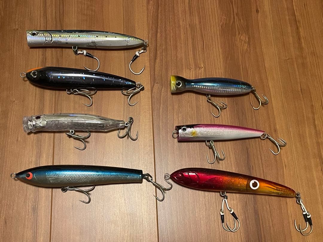 青物　ルアー　トップウォーター　セット