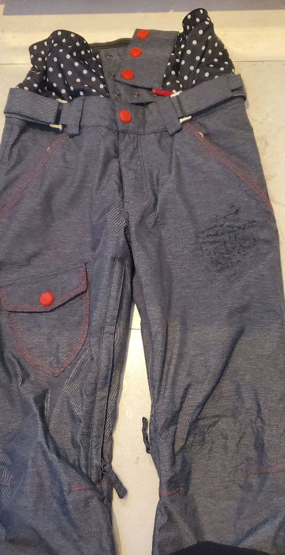 SISTA.J スノーボードウェア 上下セット Sサイズ イエロー×ゼブラ