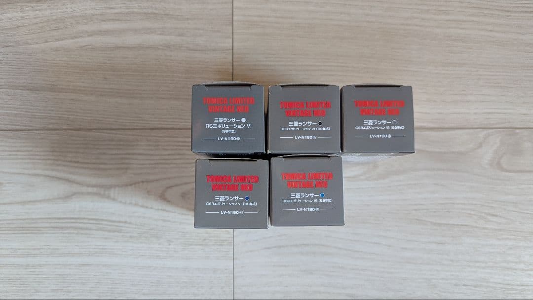 トミカリミテッド ヴィンテージ ネオ ランサーエボリューションVI 5台セット