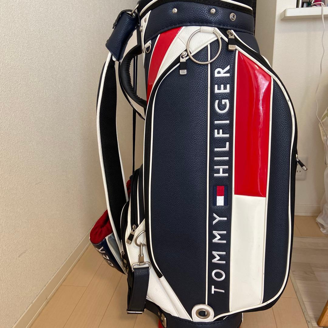 トミーフィルフィガーキャディバックとアイアンカバー