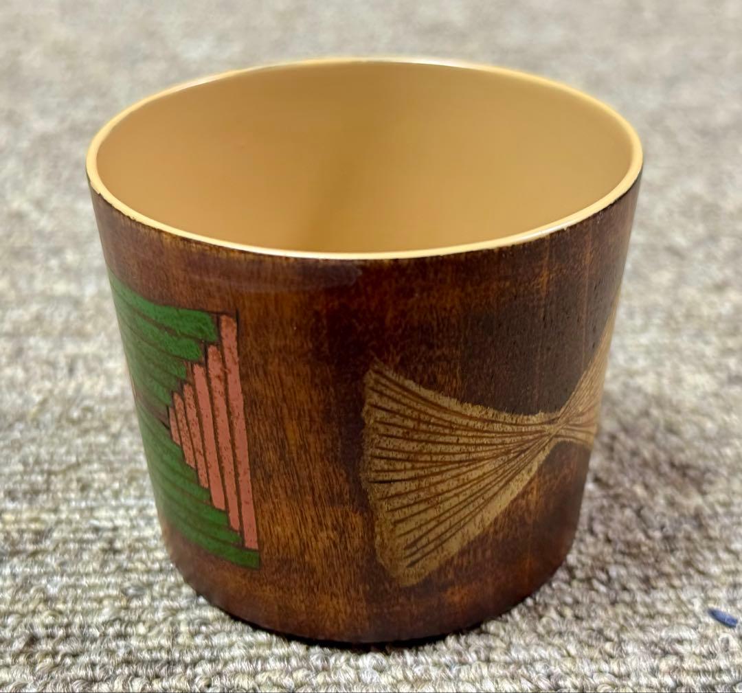 名雪園代 そばちょこっぷ 漆塗り 木製 フリーカップ