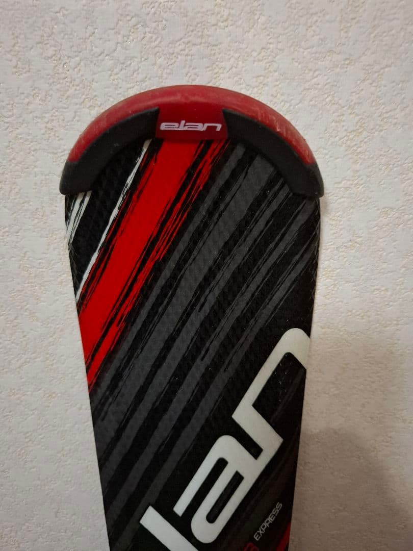美品 elan eFlex スキー 板 ブラック/レッド