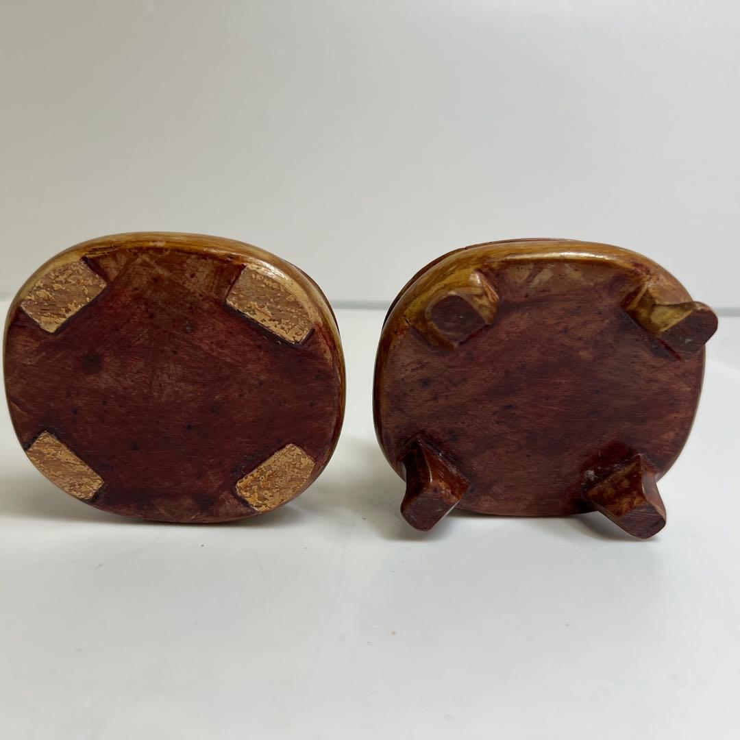 専用　極上　布袋　2体セット　410g h約10cm 東K7-1220①