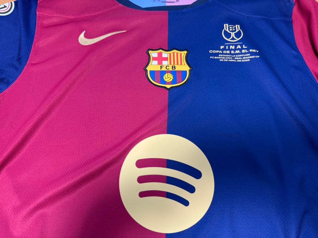 FCバルセロナ 24-25 コパデルレイ決勝仕様KOUNDE 23 インポートL